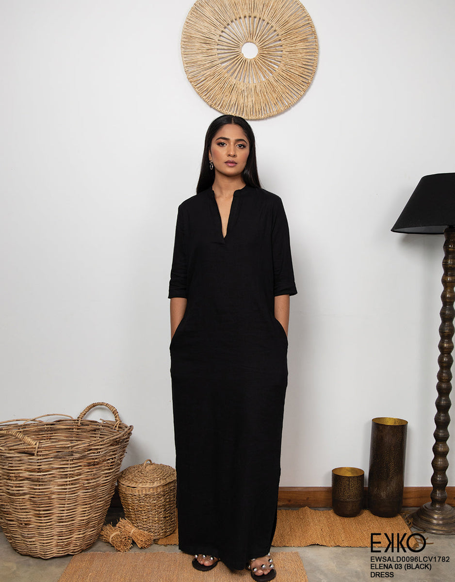 Elena 03 Dress - Linen Blend
