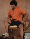 Linen Short Sleeve Shirt - EMSACS0830LSS1073