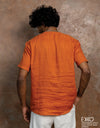 Linen Short Sleeve Shirt - EMSACS0830LSS1073