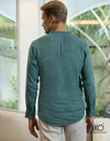Linen Long Sleeve Shirt EMSACS0647LLS1359