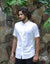 Linen Cotton Short Sleeve Shirt EMSACS0651LCSS1345