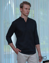 Linen Cotton Long Sleeve Shirt EMSACS0672LCLS1052