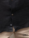 Linen Short Sleeve Shirt - EMSACS0685LSS1070