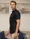 Linen Short Sleeve Shirt - EMSACS0685LSS1070