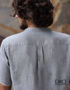 Linen Short Sleeve Shirt - EMSACS0696LSS1074