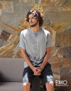 Linen Short Sleeve Shirt - EMSACS0696LSS1074