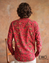 Linen Cotton Long Sleeve Shirt - EMSACS0699LCLS