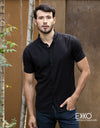 Linen Cotton Short Sleeve Shirt - EMSACS0706LCSS1091
