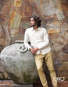 Linen Cotton Long Sleeve Shirt - EMSACS0708LCLS1098