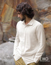 Linen Cotton Long Sleeve Shirt - EMSACS0708LCLS1098