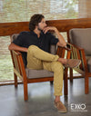 Linen Short Sleeve Shirt - EMSACS0711LSS1096