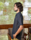 Linen Short Sleeve Shirt - EMSACS0711LSS1096
