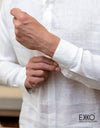Linen Long Sleeve Shirt - EMSACS0731LLS1069