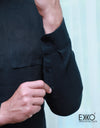 Linen Long Sleeve Shirt - EMSACS0734LLS