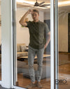 Linen Short Sleeve Shirt - EMSACS0737LSS1430