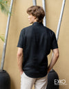 Linen Short Sleeve Shirt - EMSACS0742LSS1070