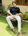 Linen Short Sleeve Shirt - EMSACS0742LSS1070