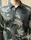 Linen Cotton Long Sleeve Shirt - EMSACS0766LCLS1651