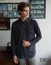 Linen Long Sleeve Shirt - EMSACS0768LLS1645