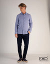Linen Long Sleeve Shirt - EMSACS0776LLS1356
