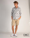 Linen Cotton Long Sleeve Shirt - EMSACS0782LCLS1650