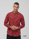 Linen Cotton Long Sleeve Shirt - EMSACS0699LCLS1066