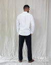 Linen Long Sleeve Shirt - EMSACS0793LLS1754