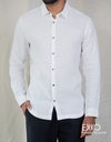 Linen Long Sleeve Shirt - EMSACS0793LLS1754