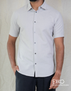 Linen Cotton Short Sleeve Shirt - EMSACS0798LCSS1631