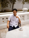 Linen Short Sleeve Shirt EMSACS0801LSS1754