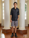 Linen Long Sleeve Shirt - EMSACS0819LLS1070