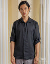 Linen Long Sleeve Shirt - EMSACS0819LLS1070