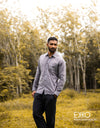 Linen Cotton Long Sleeve Shirt - EMSACS0808LCLS1742