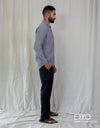Linen Cotton Long Sleeve Shirt - EMSACS0808LCLS1742