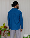 Linen Cotton Long Sleeve Shirt - EMSACS0819LCLS1549