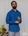 Linen Cotton Long Sleeve Shirt - EMSACS0819LCLS1549