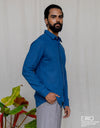 Linen Cotton Long Sleeve Shirt - EMSACS0819LCLS1549