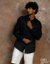 Linen Long Sleeve Shirt - EMSACS0820LLS1070