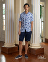 Linen Short Sleeve Shirt - EMSACS0822LSS1593
