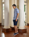 Linen Short Sleeve Shirt - EMSACS0822LSS1593