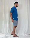 Linen Cotton Short Sleeve Shirt EMSACS0826LCSS1549