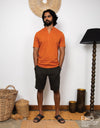 Linen Cotton Short Sleeve Shirt - EMSACS0832LCSS1060