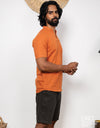 Linen Cotton Short Sleeve Shirt - EMSACS0832LCSS1060