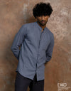 Linen Cotton Long Sleeve Shirt - EMSACS0834LCLS1413