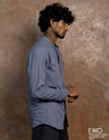 Linen Cotton Long Sleeve Shirt - EMSACS0834LCLS1413