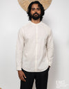 Linen Blend Long Sleeve Shirt - EMSACS0842LCELS1785