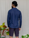 Linen Cotton Long Sleeve Shirt - EMSACS0843LCLS1786