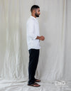 Linen Long Sleeve Shirt - EMSACS0846LLS1754