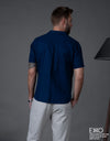Linen Cotton Short Sleeve Shirt - EMSACS0872LCSS1884