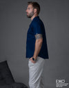 Linen Cotton Short Sleeve Shirt - EMSACS0872LCSS1884